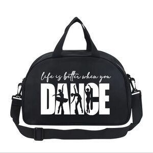 NEW: Black Dance Duffel Bag